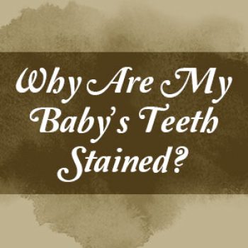 Glencoe dentist, Dr. Shawn Knorr of Forever Smiles, discusses discoloration of kids’ teeth, potential causes, and possible treatments.