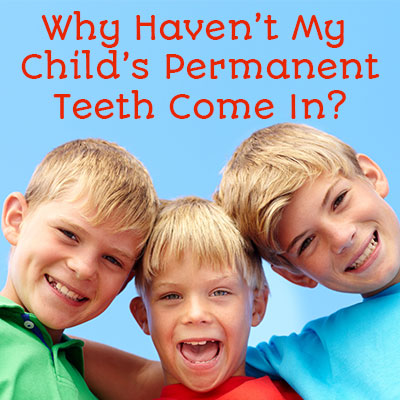 Glencoe dentists, Dr. Knorr & Dr. Ibberson at Forever Smiles shares medical reasons that your child’s permanent teeth may take longer to come in than other kids their age.